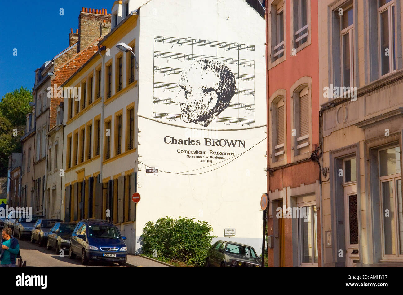 Boulogne sur Mer Francia home di Charles Brown compositore Foto Stock