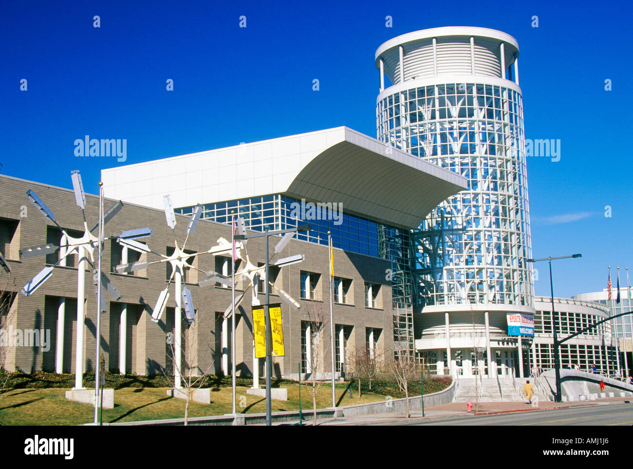 Convention and Visitors Bureau Convention Center Salt Lake City UT Foto Stock