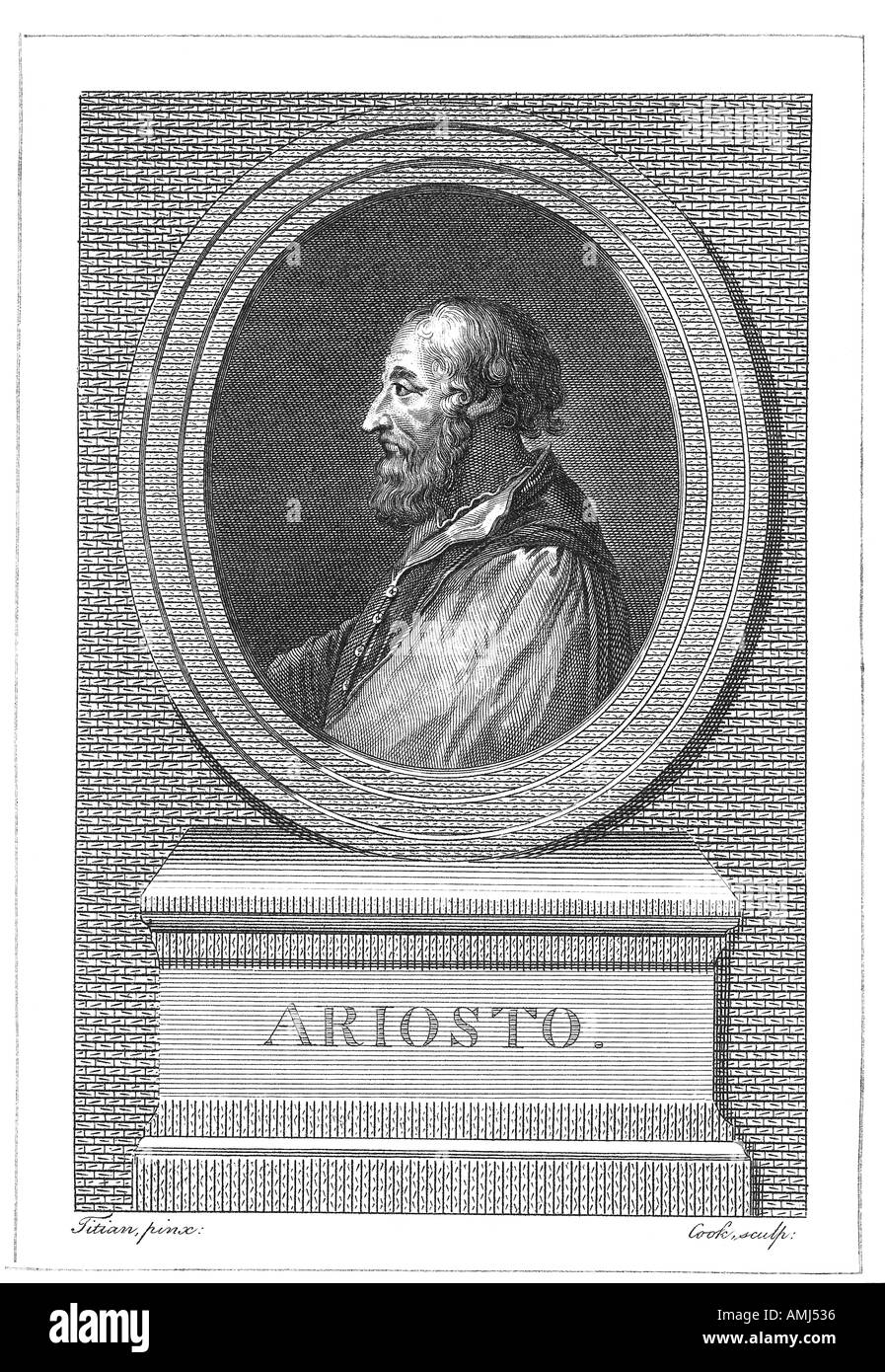 Aristotele 384 322 BC incisione filosofo greco e lo scienziato Foto Stock