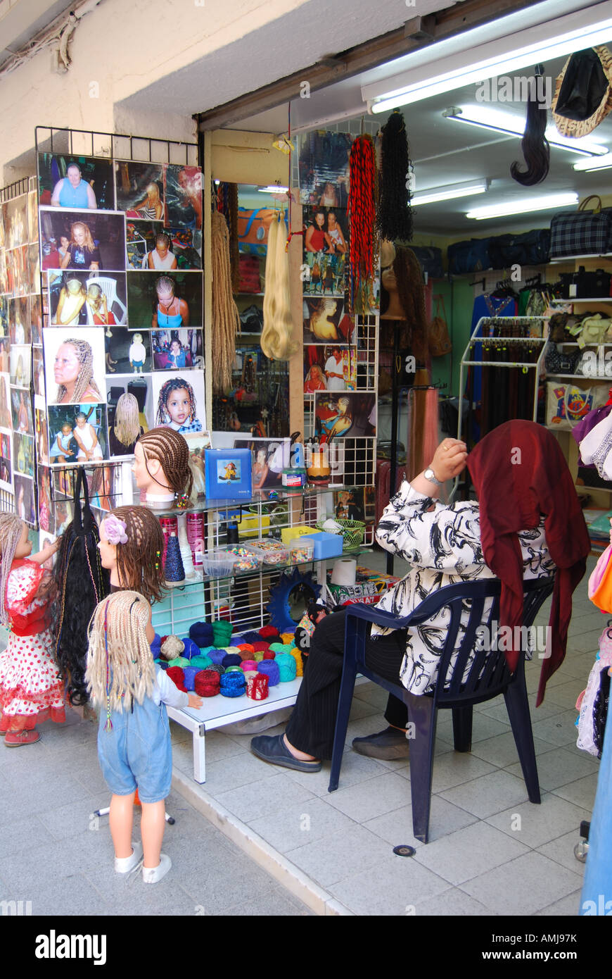 Capelli fashion shop Calella Spagna Foto Stock