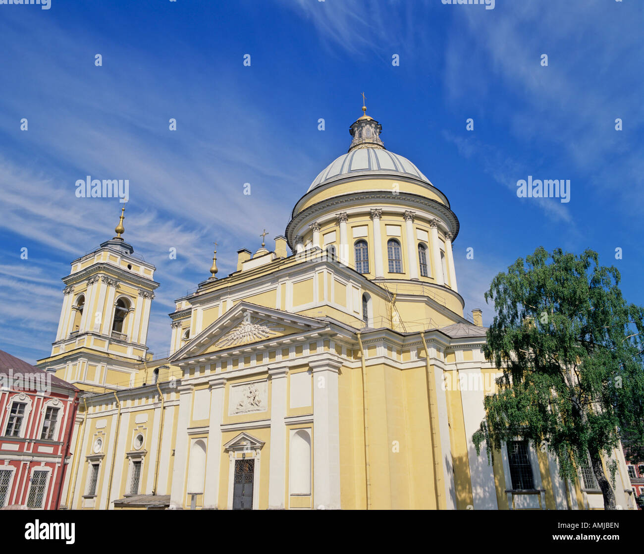 Alexander Nevsky Lavra o del Monastero di Alexander Nevsky,, San Pietroburgo, Russia Foto Stock