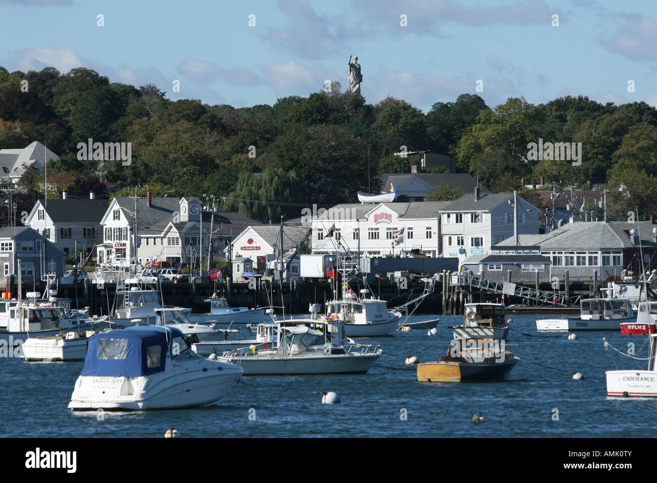 Il porto di Plymouth New England Massachusetts USA Stati Uniti d'America  Foto stock - Alamy