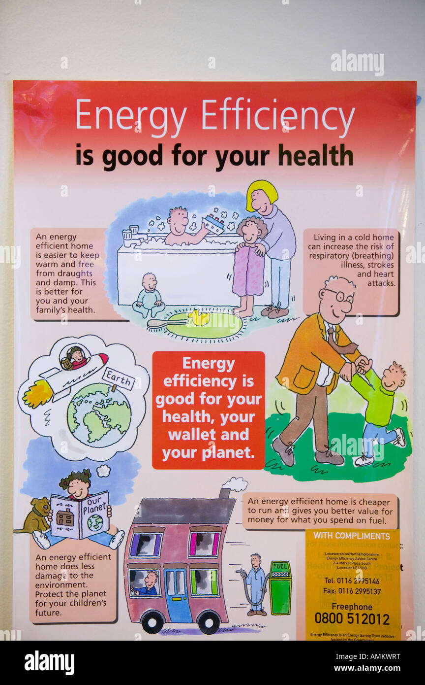 Un centro per l'efficienza energetica in Leicester LEICESTERSHIRE REGNO UNITO Foto Stock