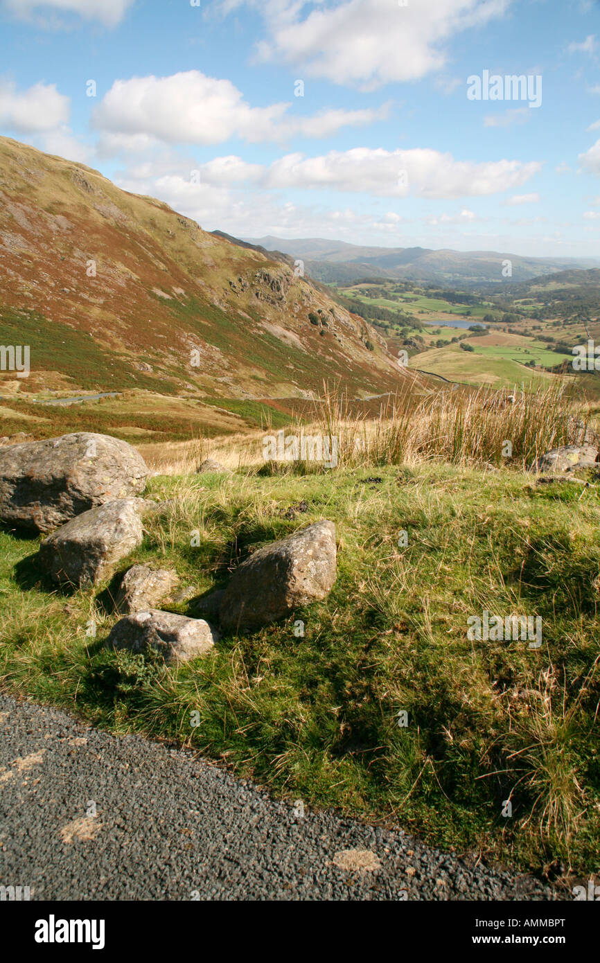 Wrynose Pass, Cumbria Inghilterra England Foto Stock