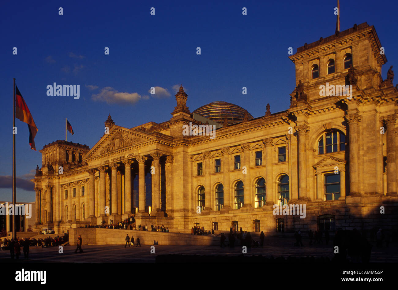 Berlino. Il palazzo del Reichstag. Il Parlamento tedesco. Foto Stock