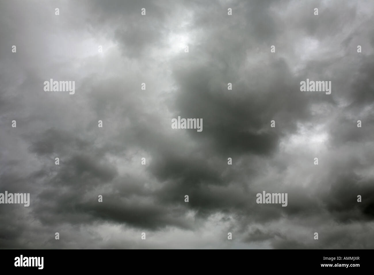 Nuvole grigie. Foto Stock