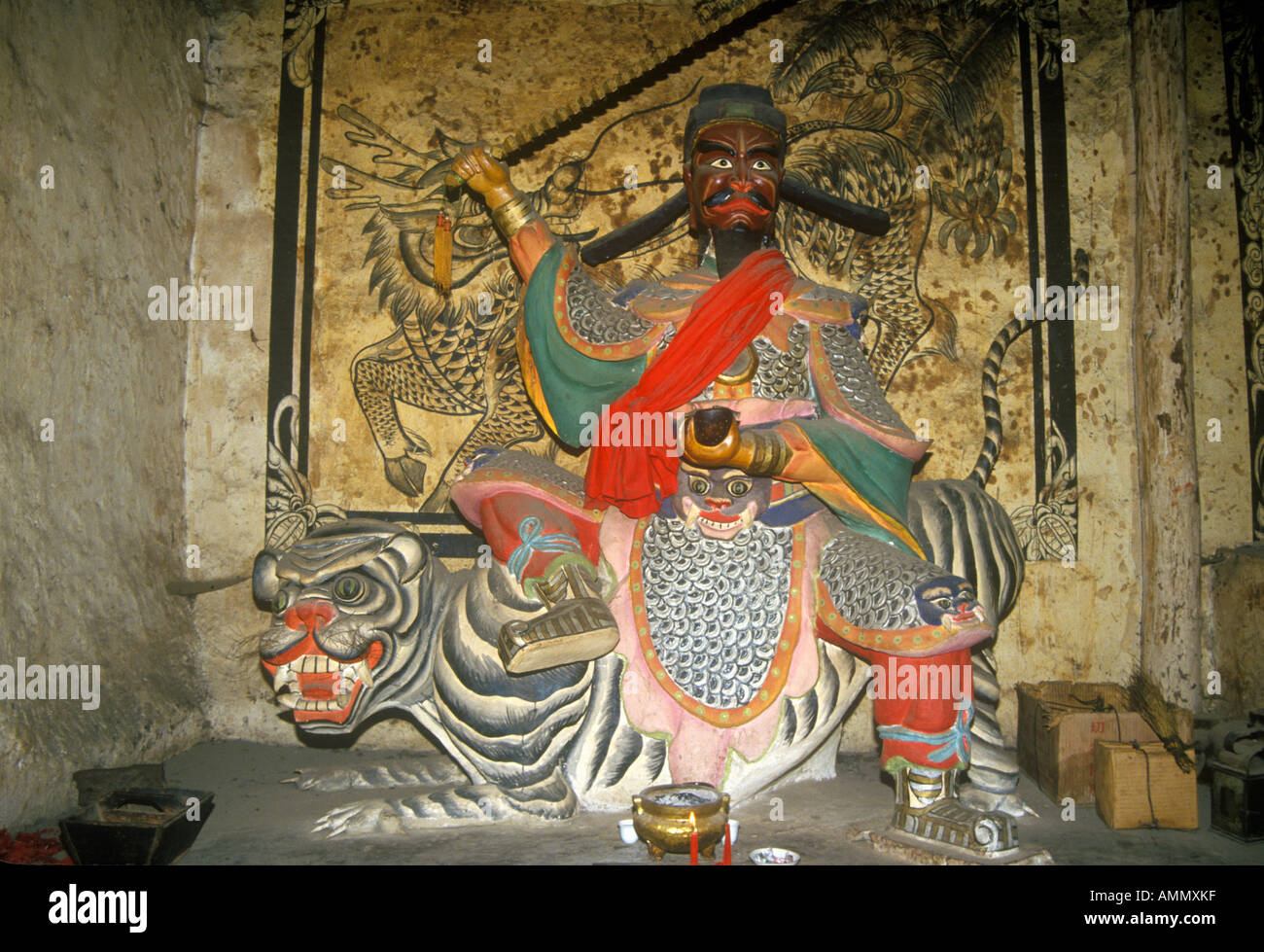 Antenata originale tempio di Dali della provincia dello Yunnan Repubblica Popolare di Cina Foto Stock