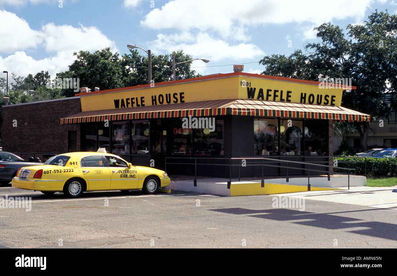 Waffle House Diner, Kissimmee, Florida Foto Stock