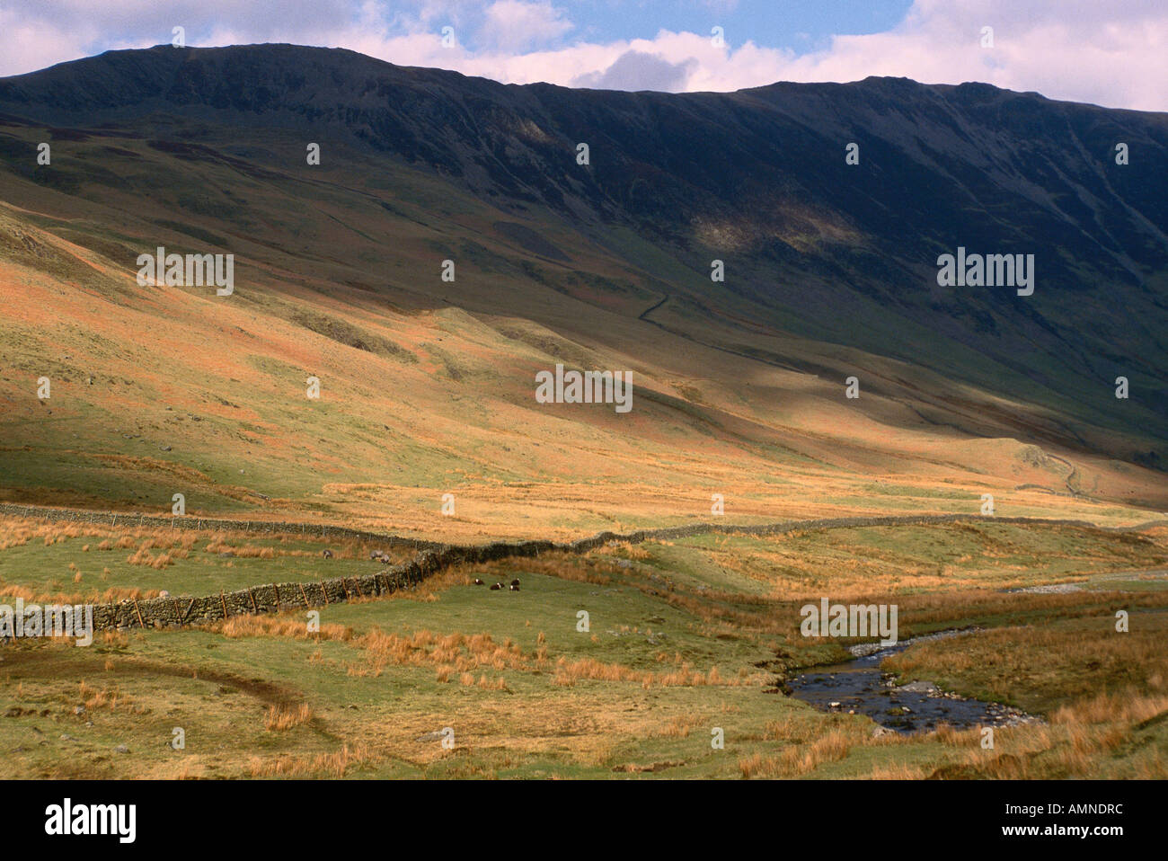 Honister Pass, Lake District, Inghilterra Foto Stock