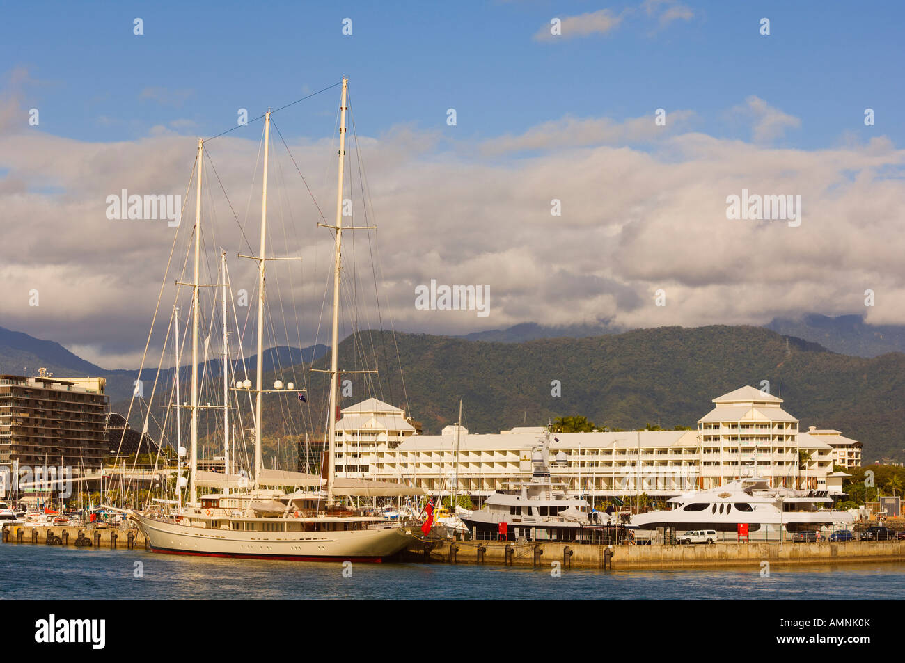 Il porto di Cairns, Queensland, Australia Foto Stock