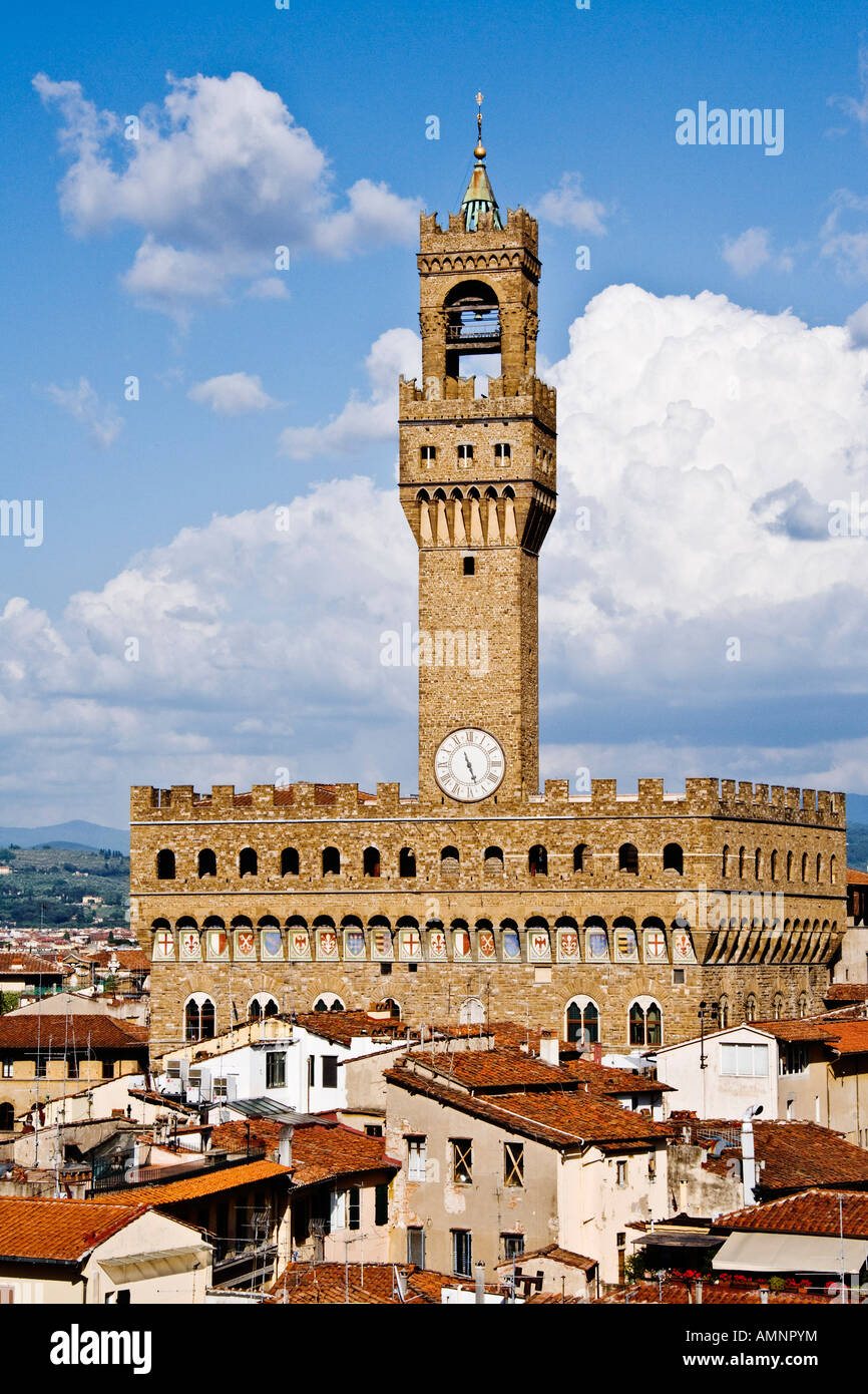 Palazzo Vecchio, Firenze, Italia Foto Stock