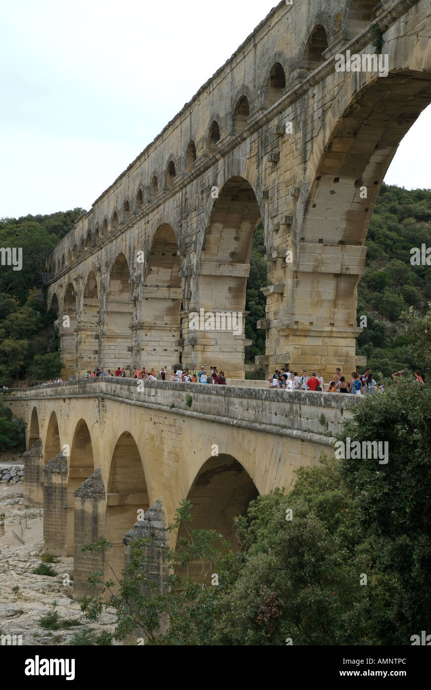 Pont du Gard Foto Stock