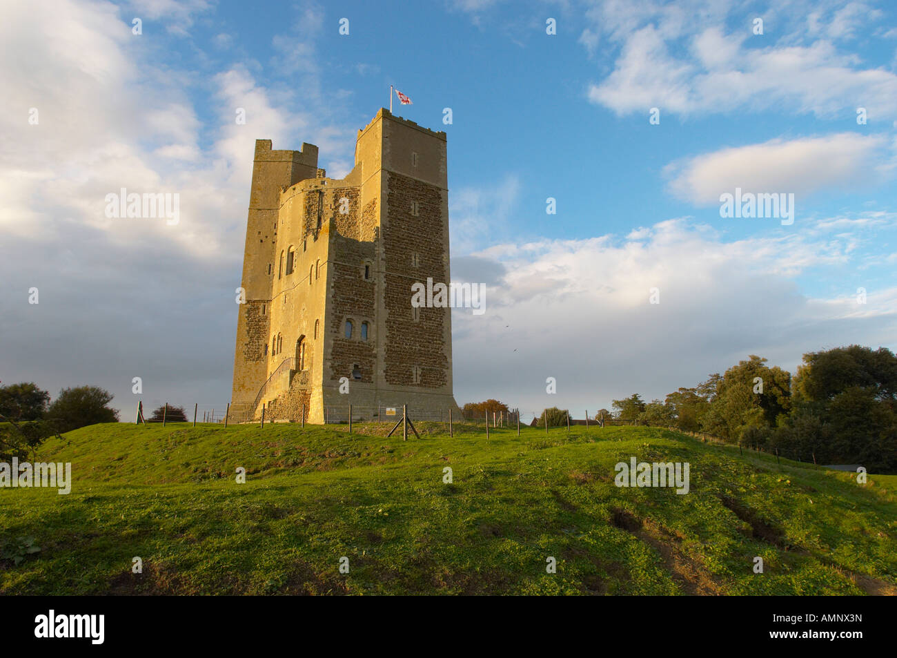Norman tenere il castello di Suffolk, Orford East Anglia,Inghilterra. Foto Stock
