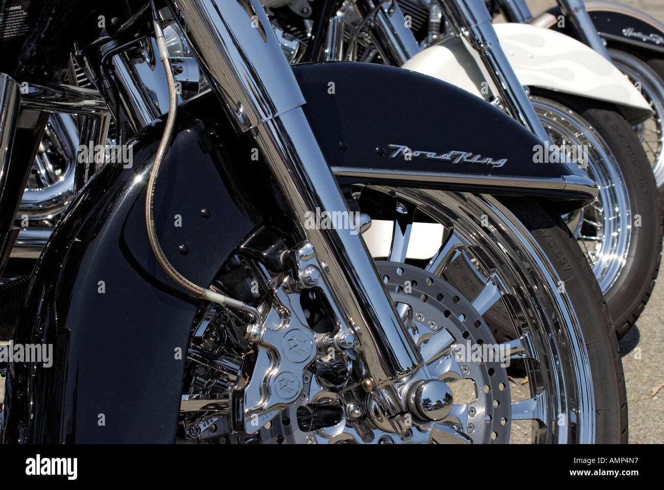 "Harley Davidson Road King' motociclo' Foto Stock