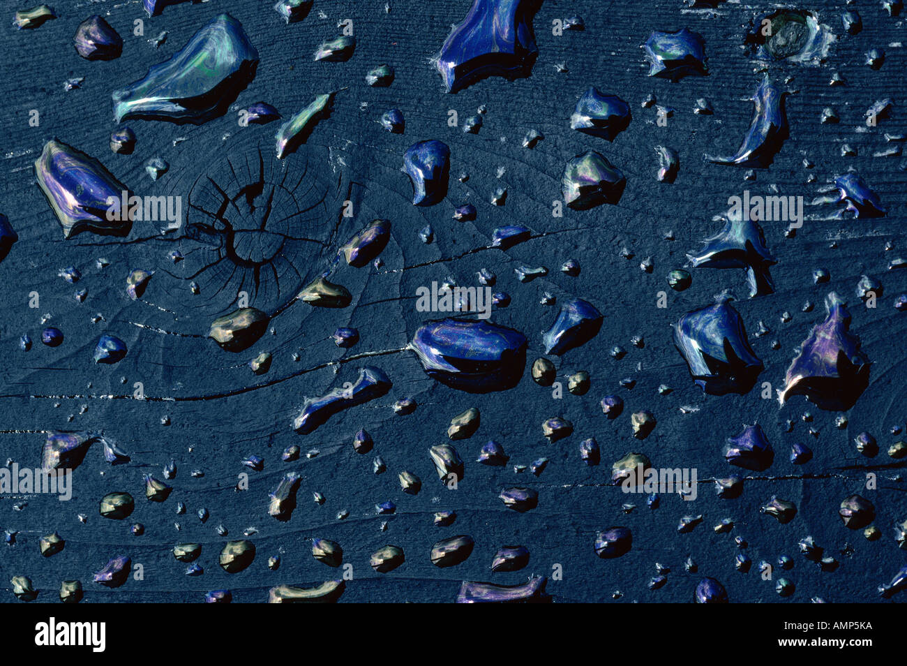 Olio e acqua, Shamper's Bluff, New Brunswick, Canada Foto Stock