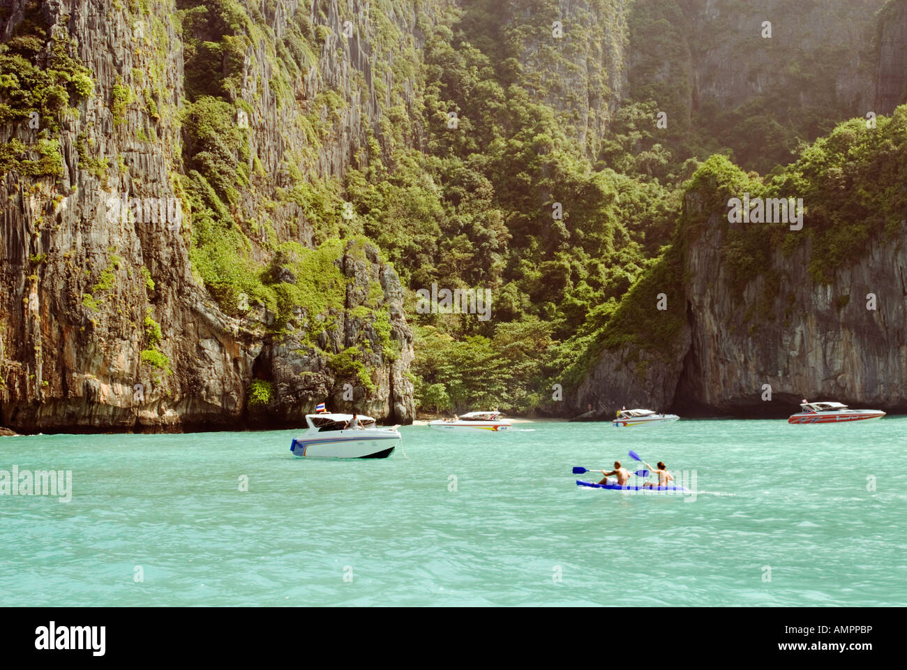 Thailandia Kho Phi Phi Leh Island Krabi Mare delle Andamane Foto Stock