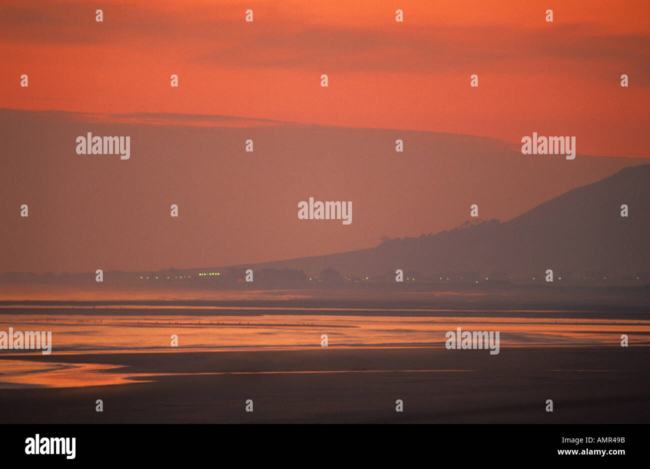 Blaenau Ffestiniog sunset sunrise alba al crepuscolo Wales UK Europa Foto Stock