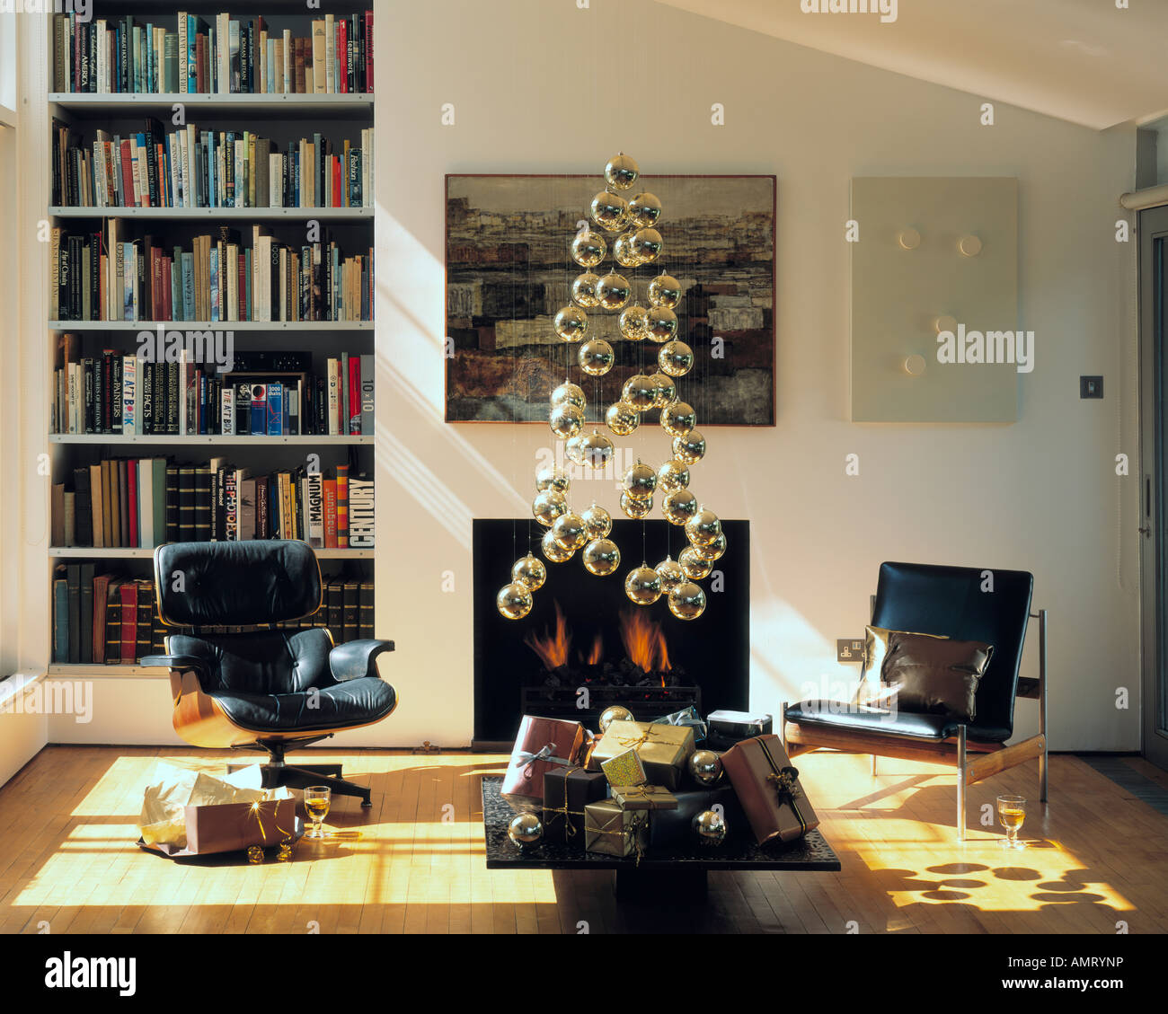 Il Natale a casa Foto Stock