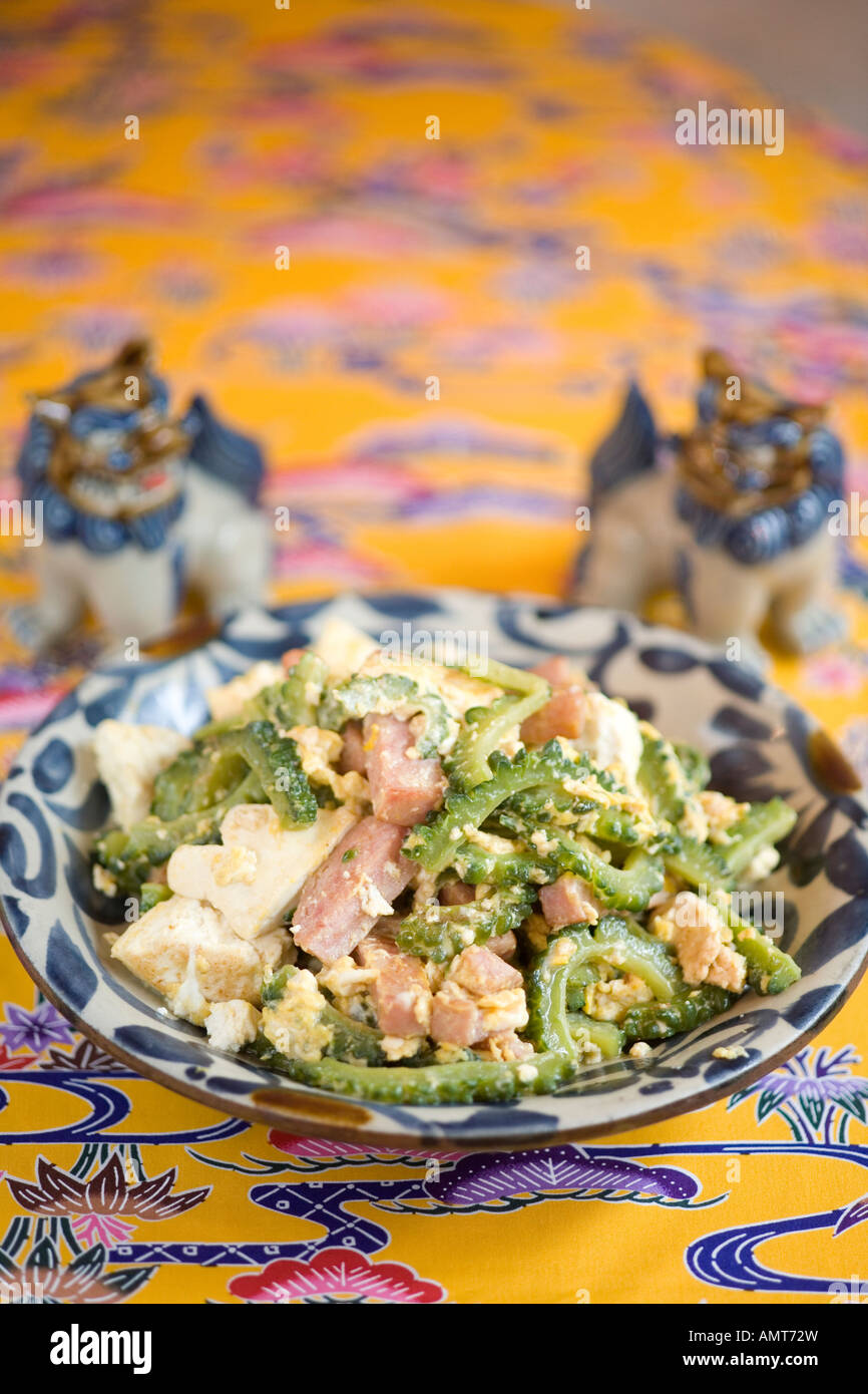 Fritti gourd Amaro Foto Stock