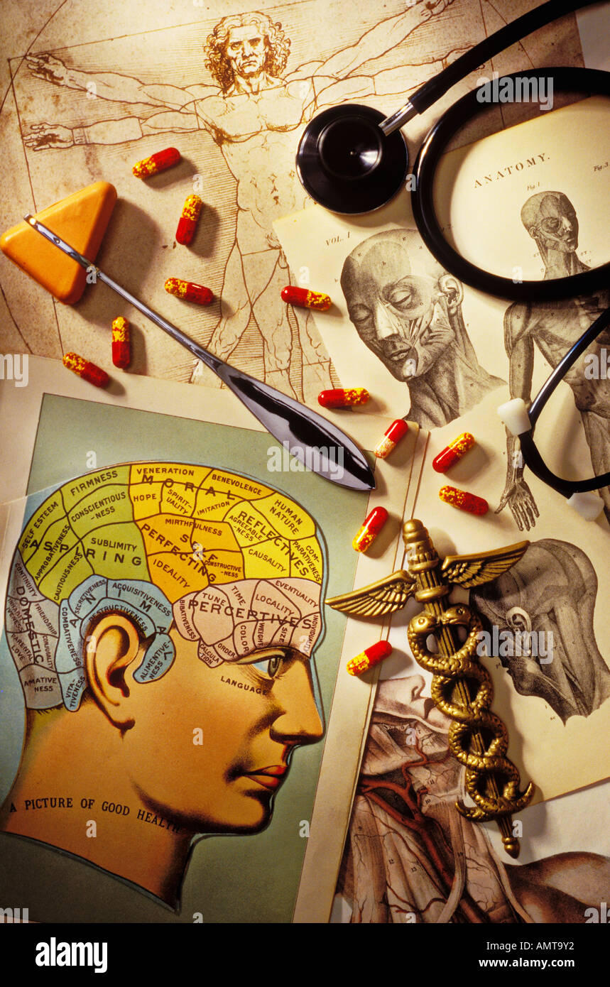 Medical still life Foto Stock