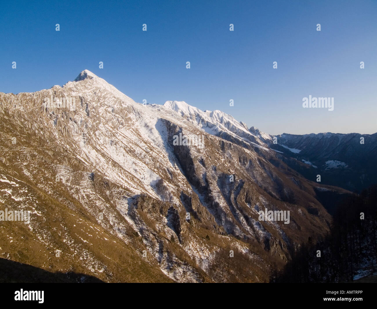 Alpi Giulie Sart Montagna Italia Foto Stock
