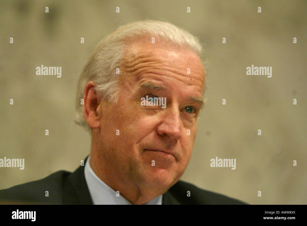 Il senatore Jospeh Biden Jr ad una audizione del Senato Comitato delle relazioni estere. Foto Stock