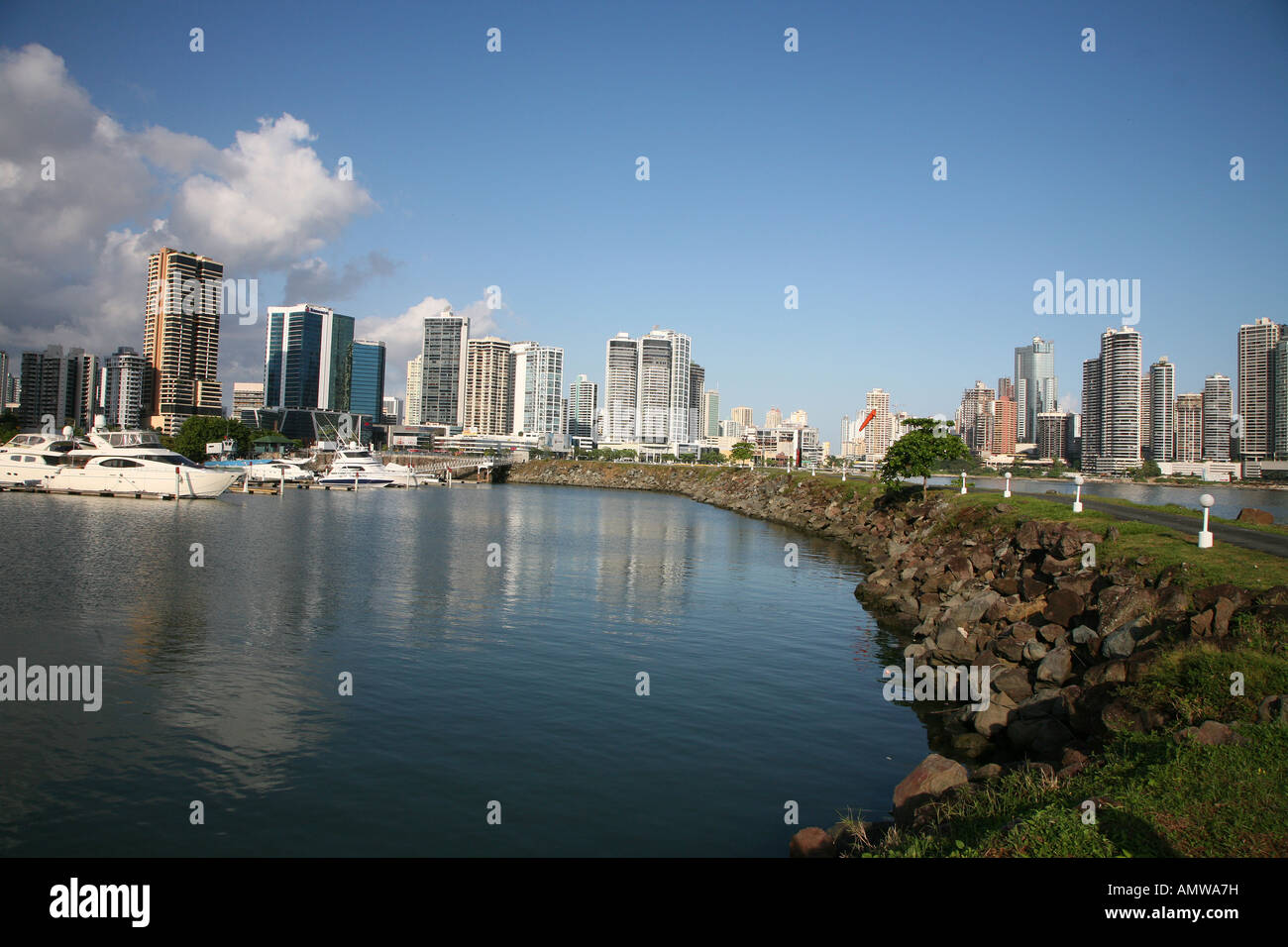 Skyline di Panama Foto Stock