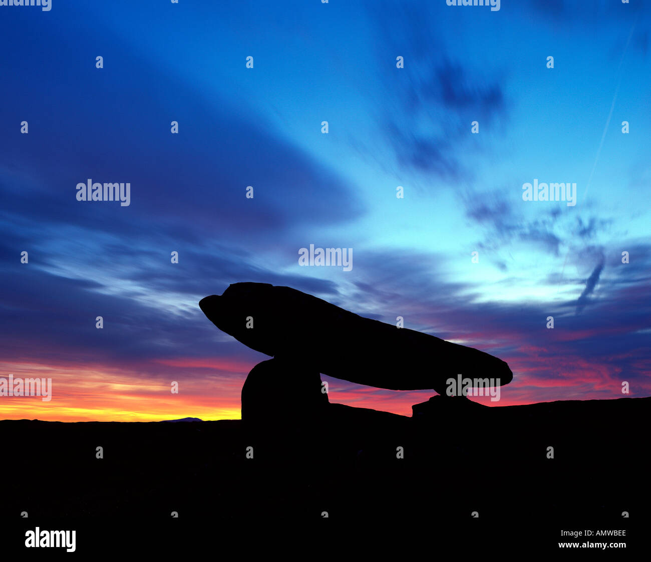 Kilclooney More Dolmen, Ardara, Contea di Donegal, Irlanda Foto Stock