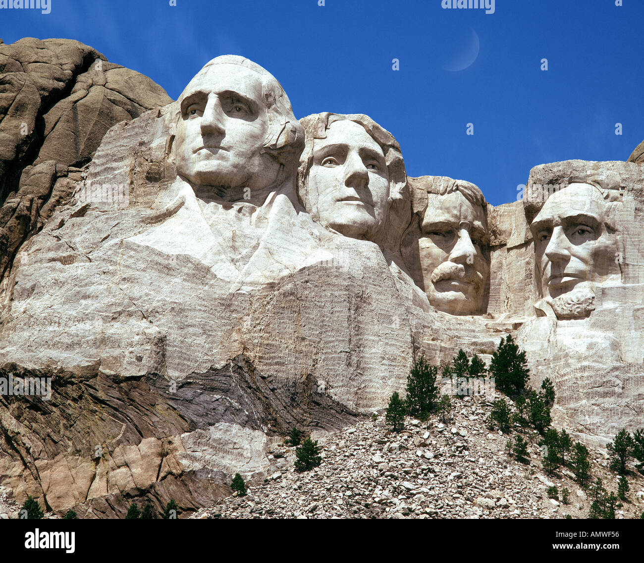 Stati Uniti d'America SOUT DAKOTA: Mount Rushmore National Memorial Foto Stock