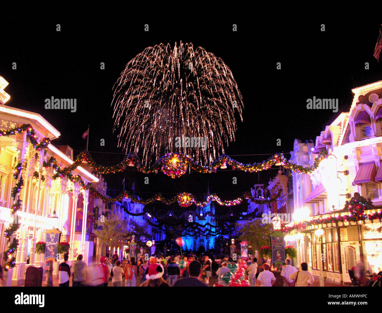 Natale Xmas Walt Disney World Orlando in Florida Foto Stock