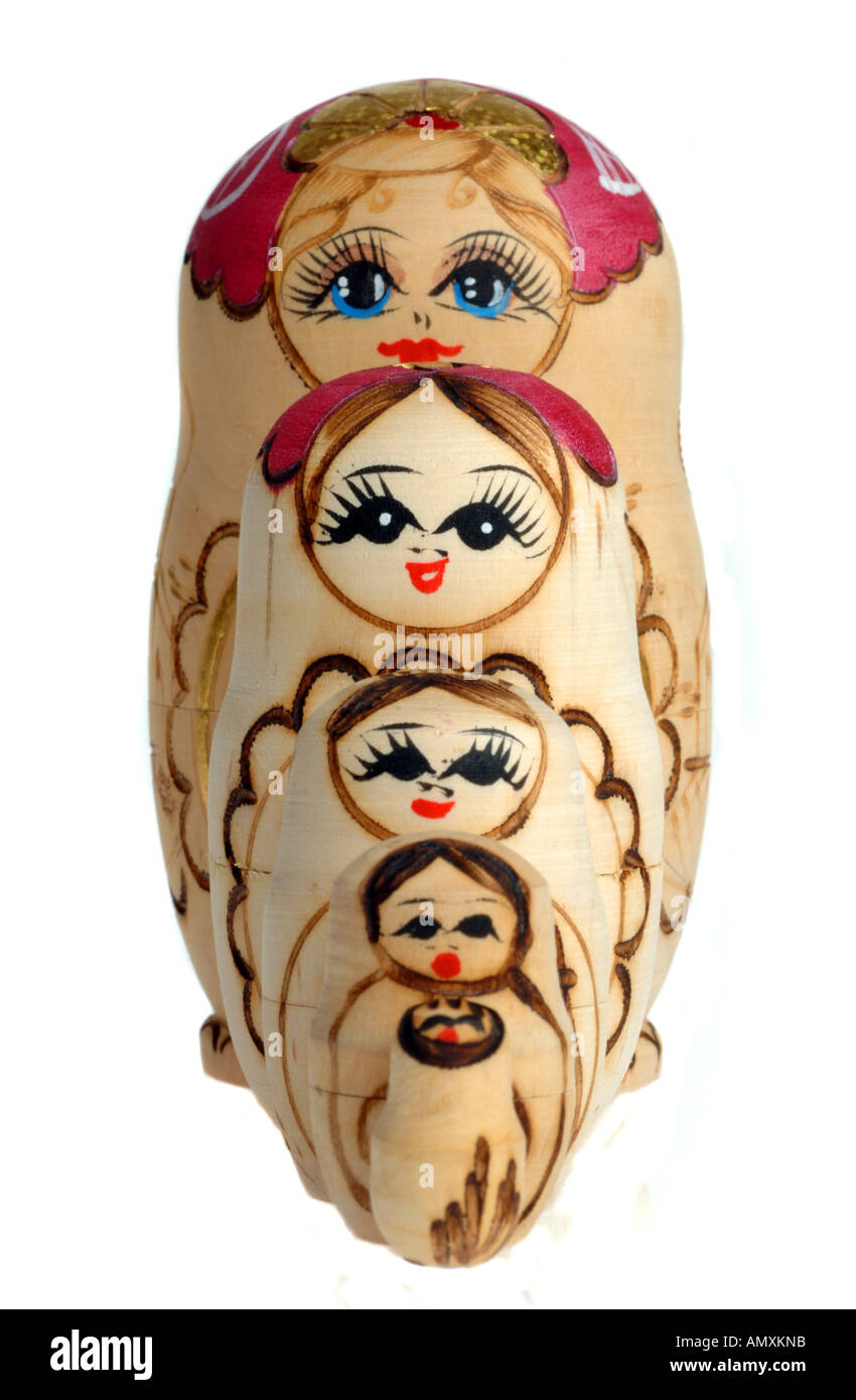 Bambole russe, bambola russa Foto Stock