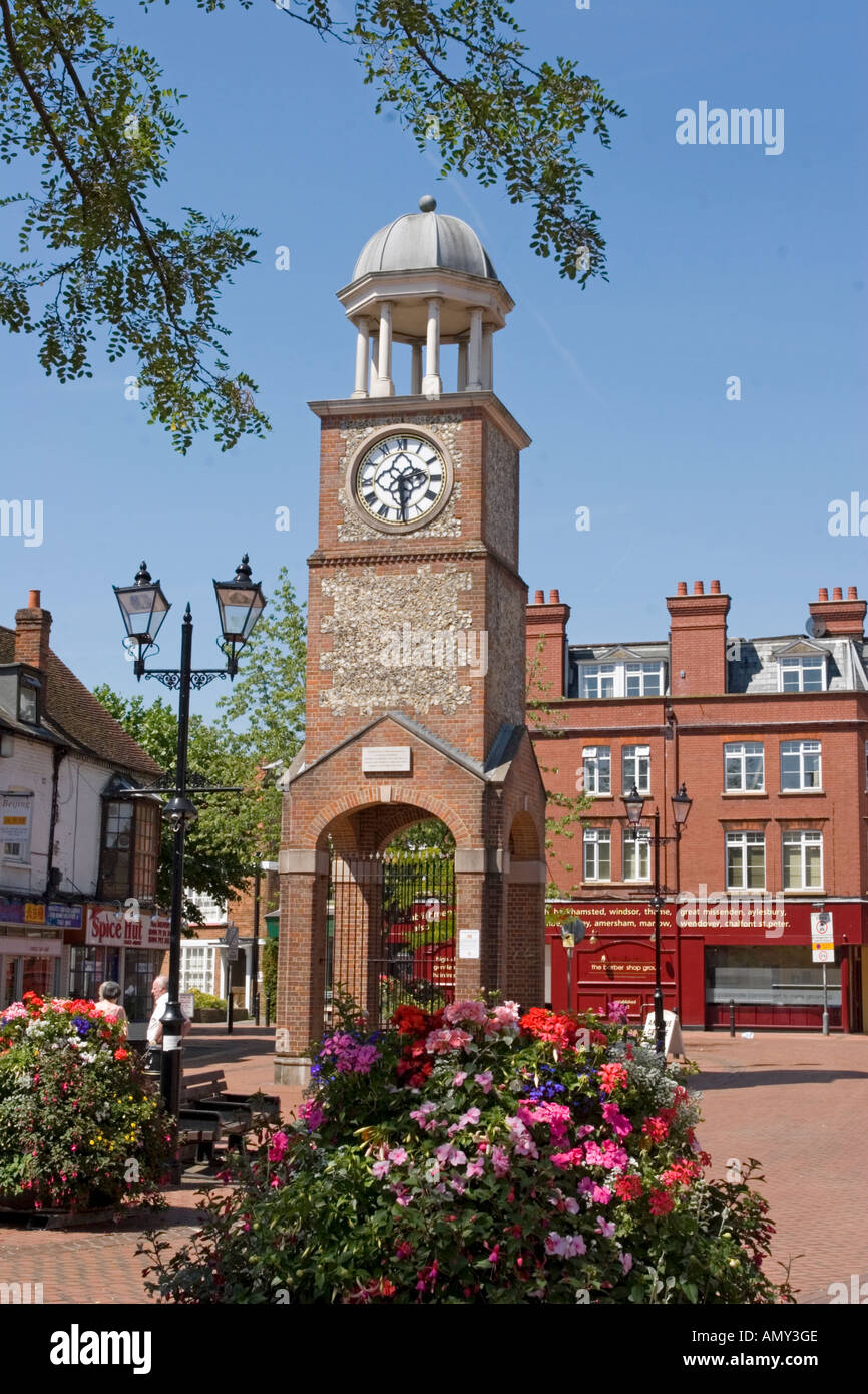 La piazza del mercato - Chesham - Buckinghamshire Foto Stock