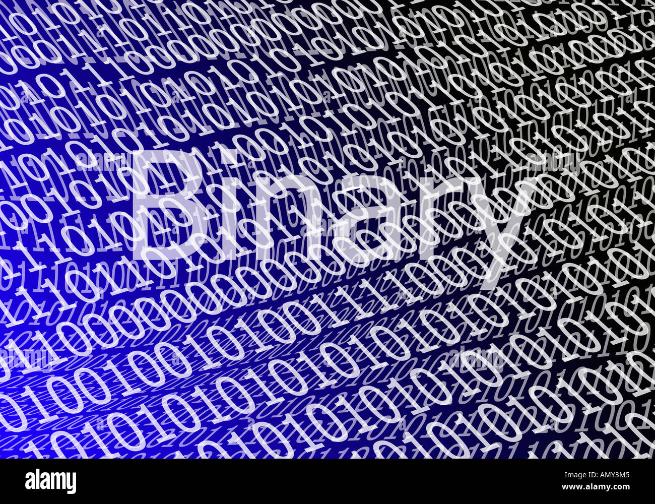 Binario, base, 2, 2, 1, 0, uno cattivo, zero, Matematica, matematica, computer, computing, scienza, stringa, codice macchina, codifica, Foto Stock