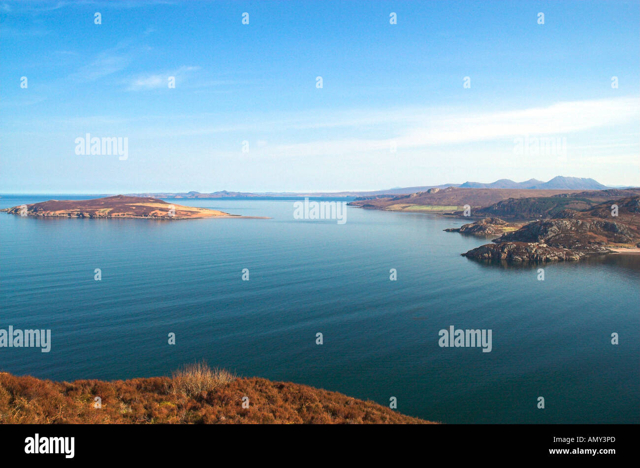 Gruinard Bay nr Paisley Highland Foto Stock