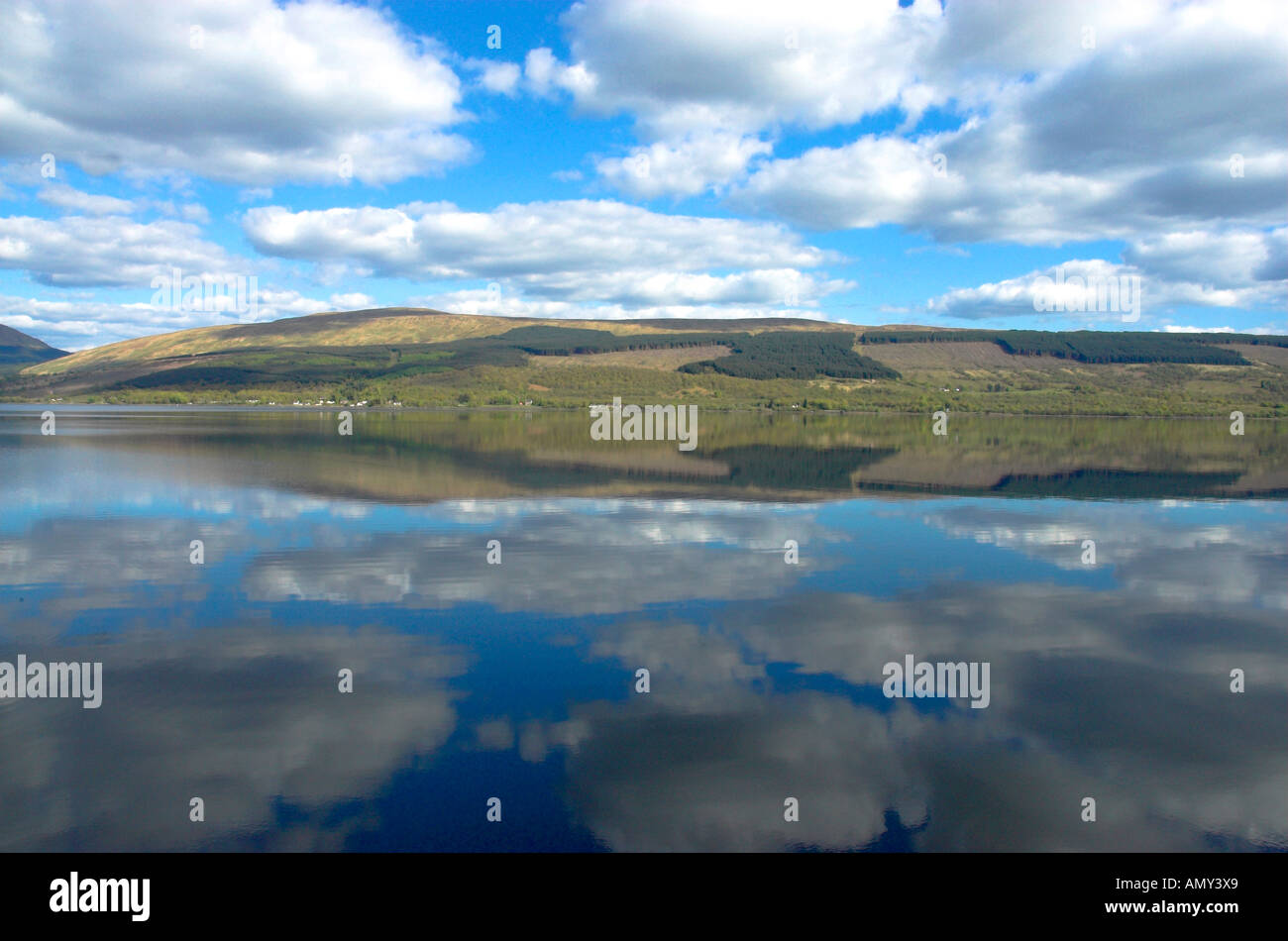 Loch Fynne a Inveraray Argyll & Bute Foto Stock
