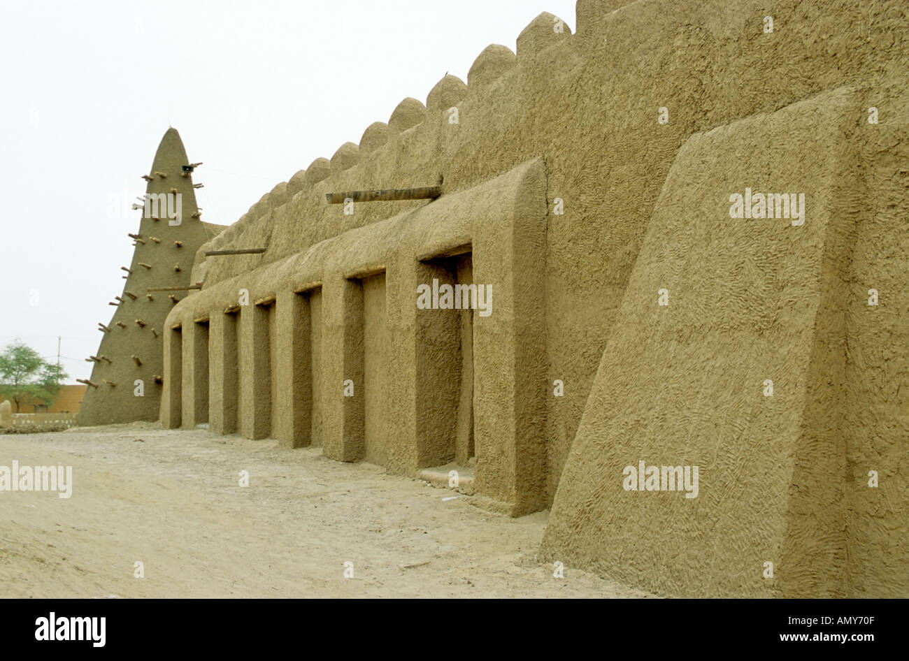Djinguereber (Venerdì) moschea, Timbuktu (Tombouctou), Mali Foto Stock