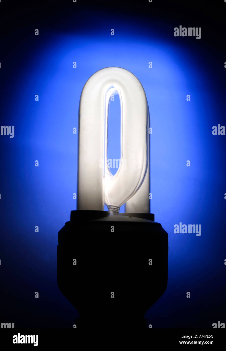 Luce a risparmio energetico lampada Foto Stock