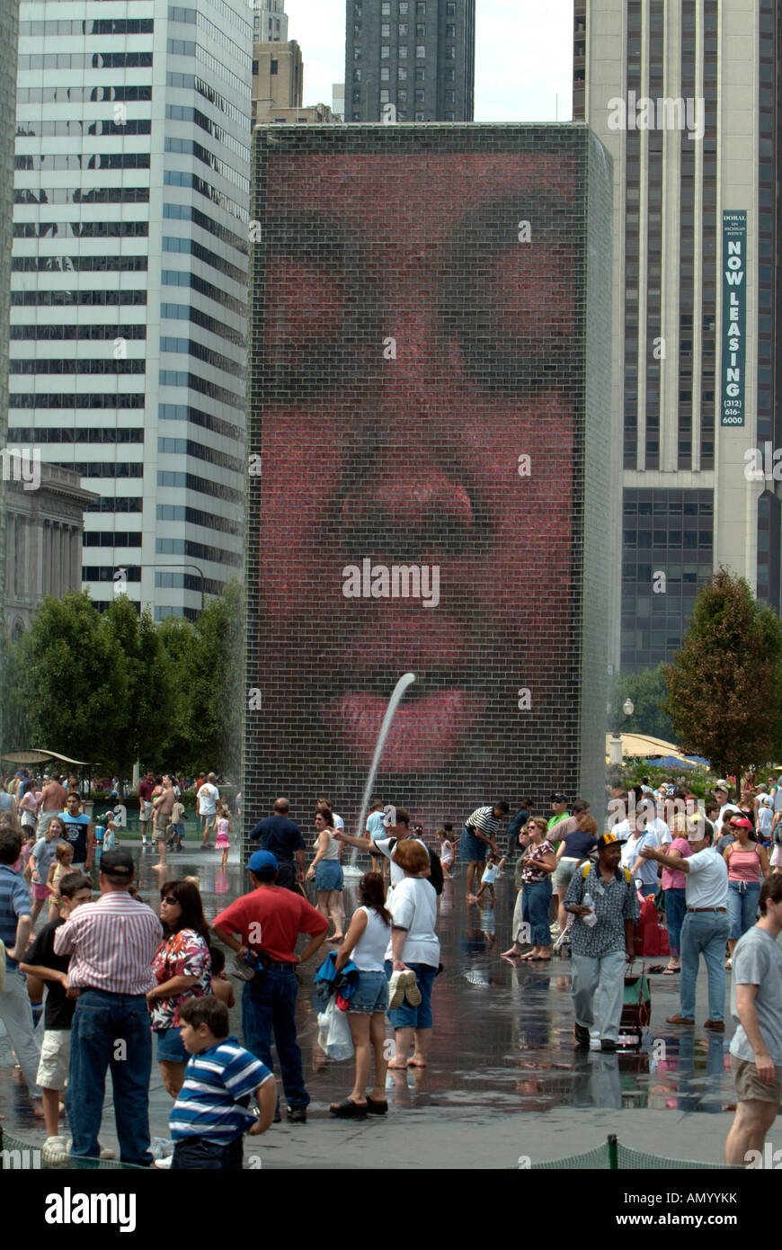 Stati Uniti d'America, Illinois, Chicago, Millenium Park. Foto Stock