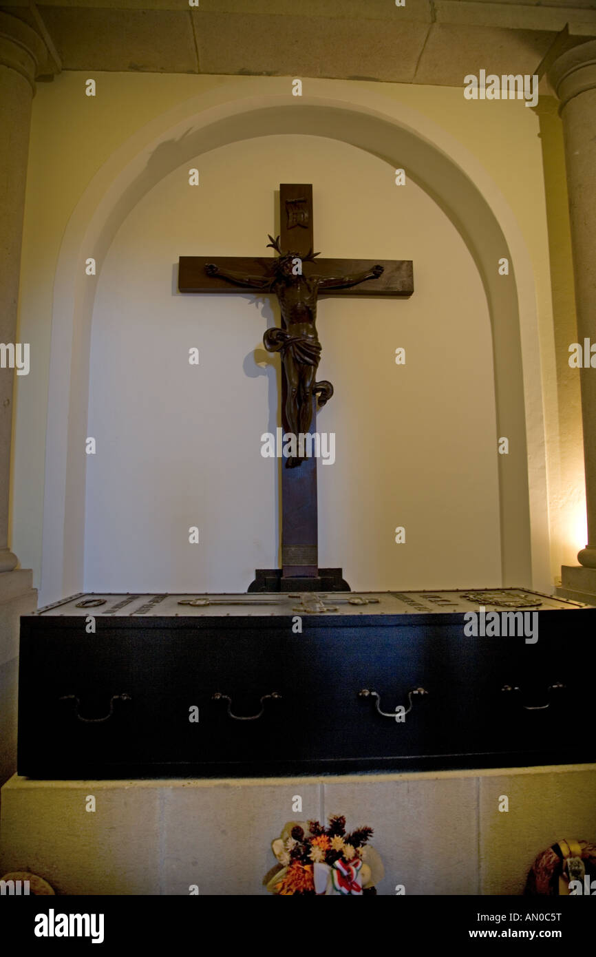 Chiesa di Nossa Senhora Madeira Tomba Carlo 1 imperatore Austria asburgo Foto Stock