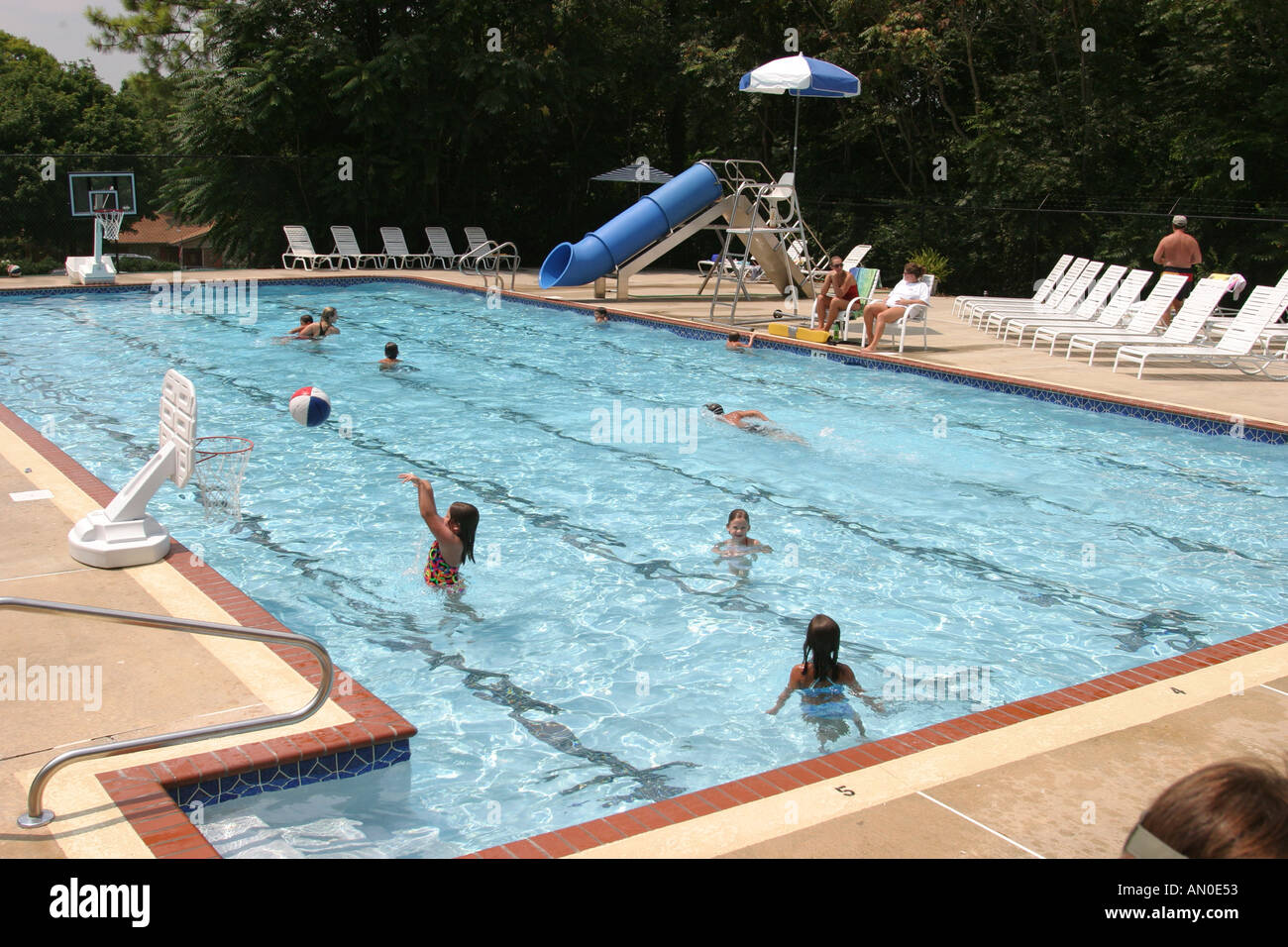 Alabama Madison County, Huntsville, nuoto, esercizio fisico, salute, medico, fitness, allenamento, sport acquatici, visitatori viaggio turismo turistico Foto Stock