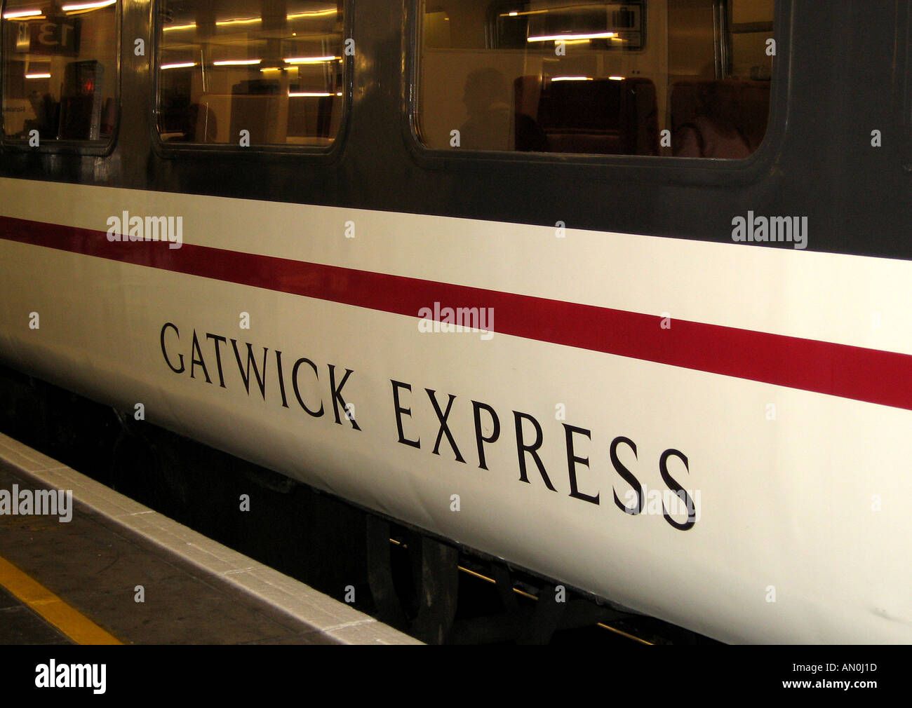Gatwick Express Carrello a Victoria Station Foto Stock