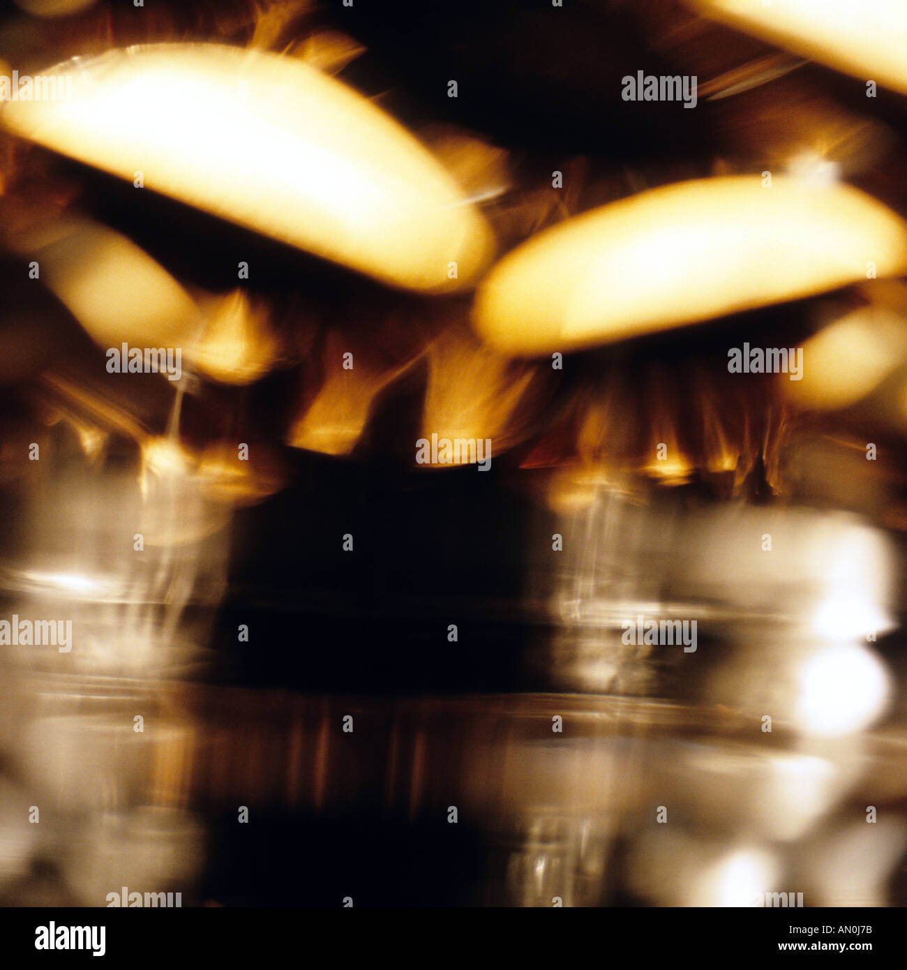Forme aliene - abstract modulo di luce Foto Stock