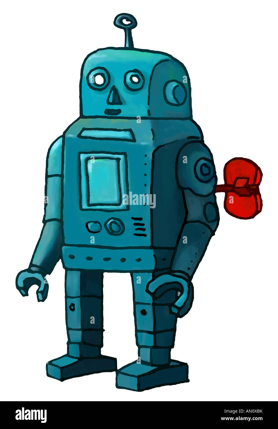 Robot giocattolo Foto Stock