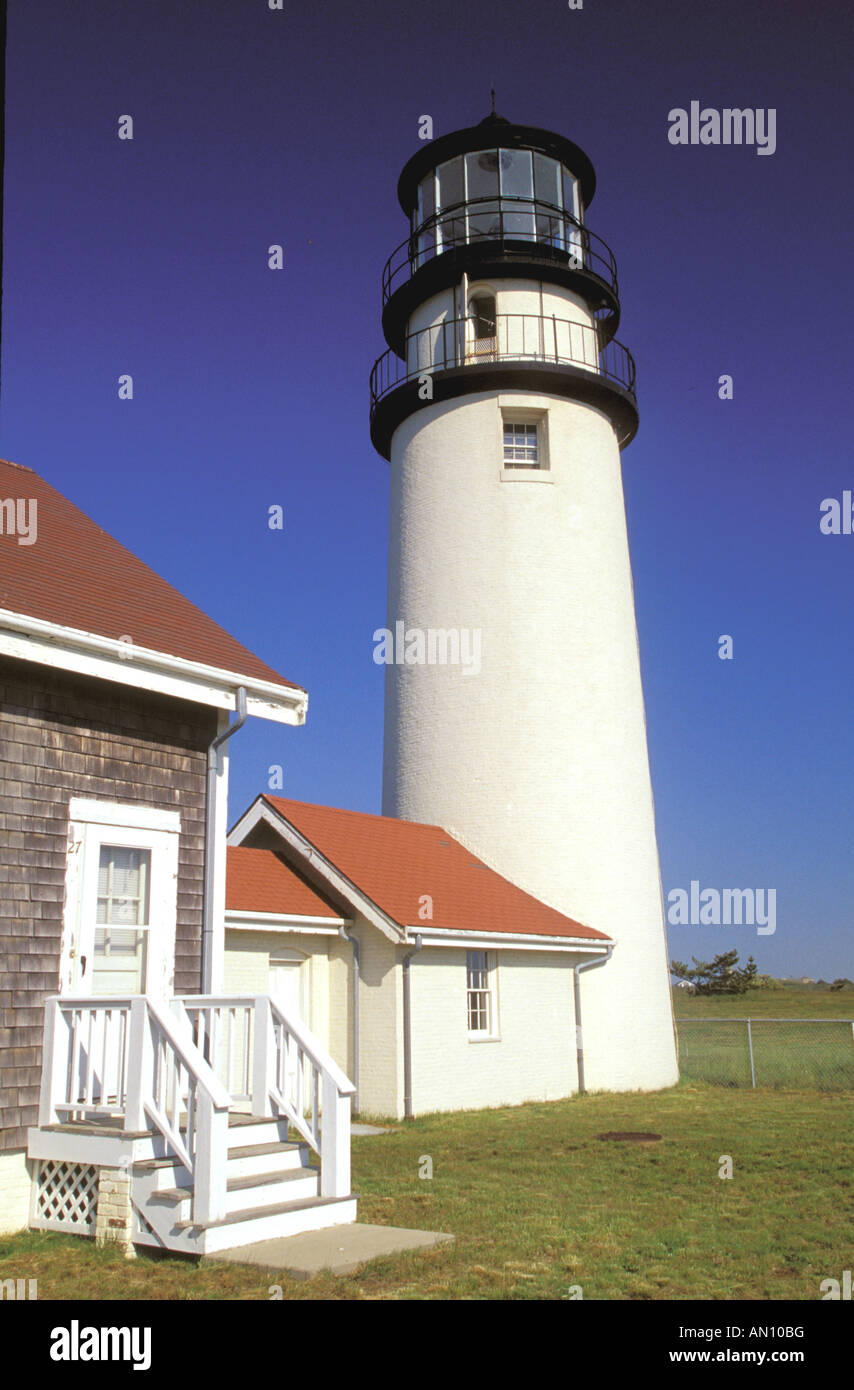 Nord America, STATI UNITI D'AMERICA, Massachusetts, Cape Cod, Nord Turo. Cape Cod faro Foto Stock