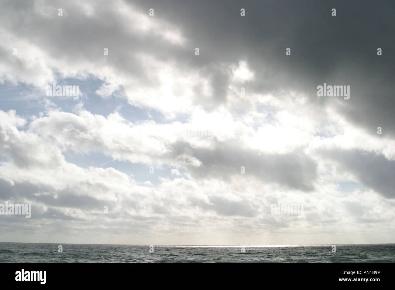 Miami Beach Florida,Atlantic Shore,costa,costa,costa,mare,nubi,nubi,atmosfera,cielo,tempo,ambiente,umidità,meteorologia,tempo,it Foto Stock