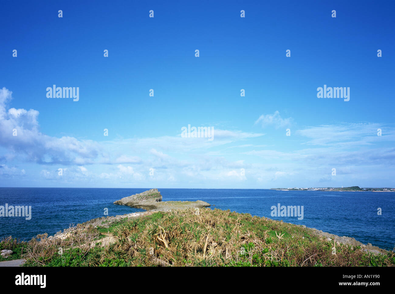 Nishihennazaki Miyako Isola Okinawa in Giappone Foto Stock