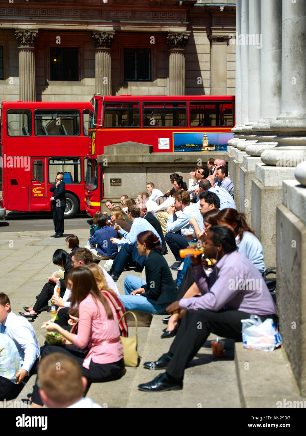 Città di Londra, Bank of England Foto Stock