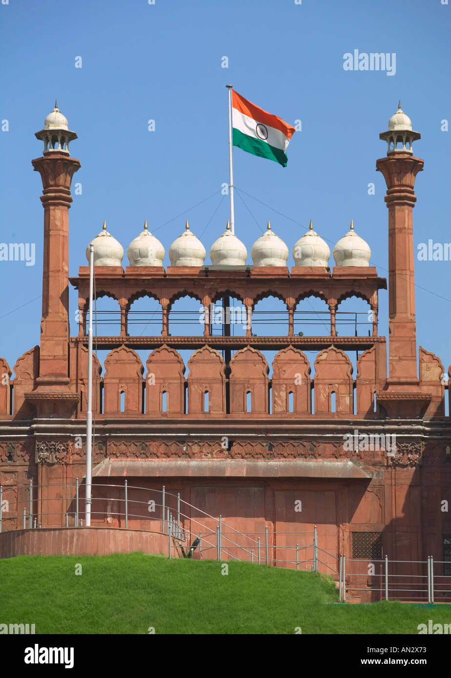 Red Fort, la Vecchia Delhi, Delhi, New Delhi, India Foto Stock