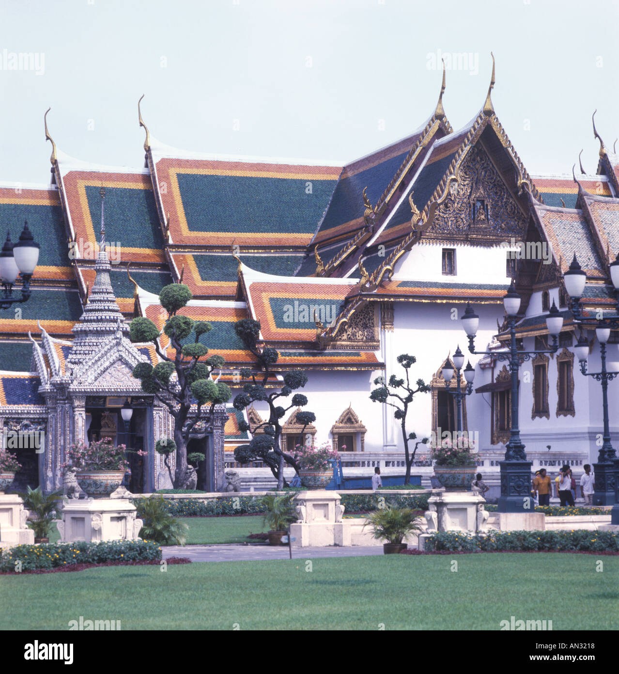 Il Grand Palace a Bangkok Foto Stock