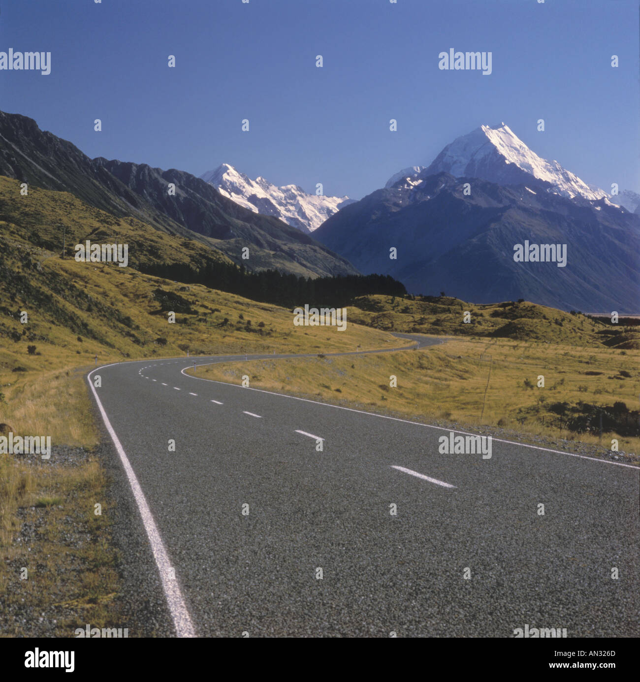 Nuova Zelanda Road Foto Stock